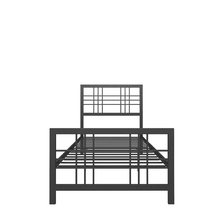 Burbank Metal Bed - Black - Sizes Available - 4150019UK
