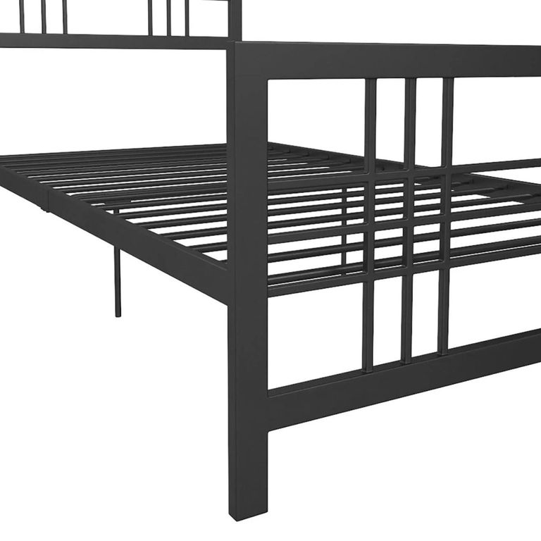 Burbank Metal Bed - Black - Sizes Available - 4150019UK