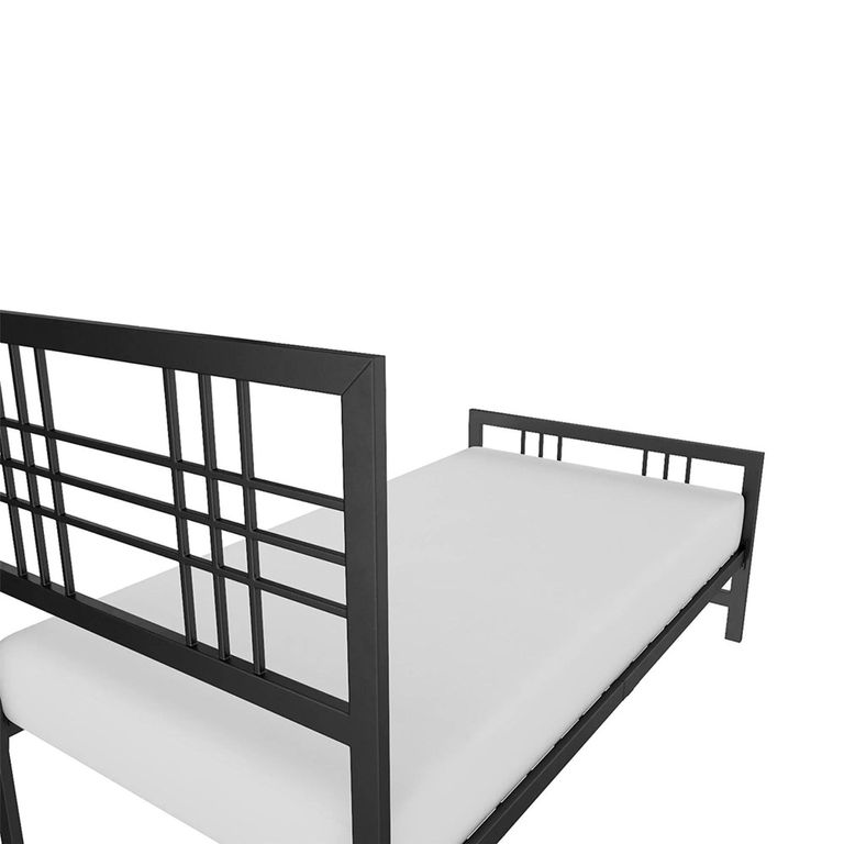 Burbank Metal Bed - Black - Sizes Available - 4150019UK