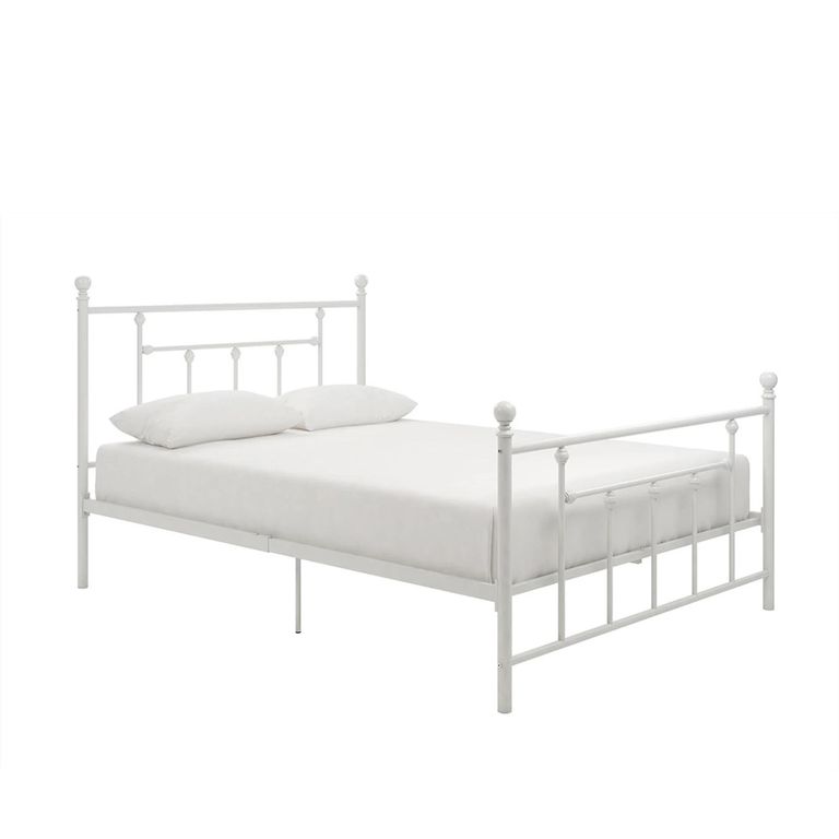 Manila Metal Bed - White - Sizes Available - 3236198UK