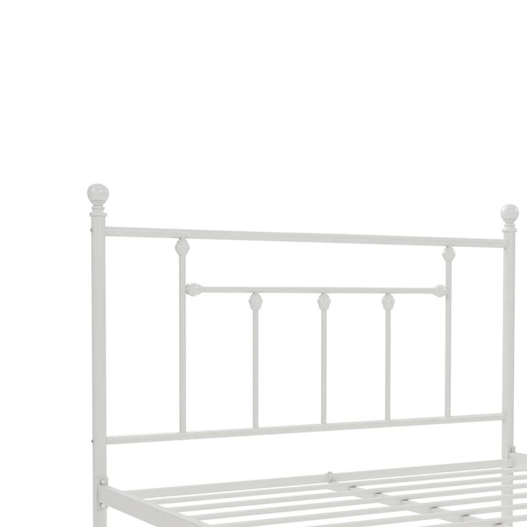 Manila Metal Bed - White - Sizes Available - 3236198UK