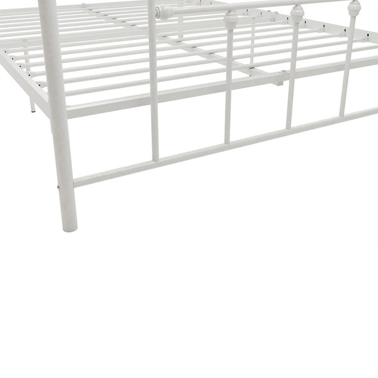 Manila Metal Bed - White - Sizes Available - 3236198UK
