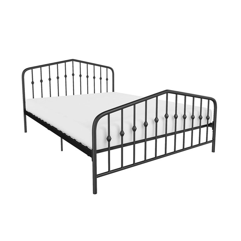 Novogratz Bushwick Metal Bed - Black - Sizes Available - 4044029NUK