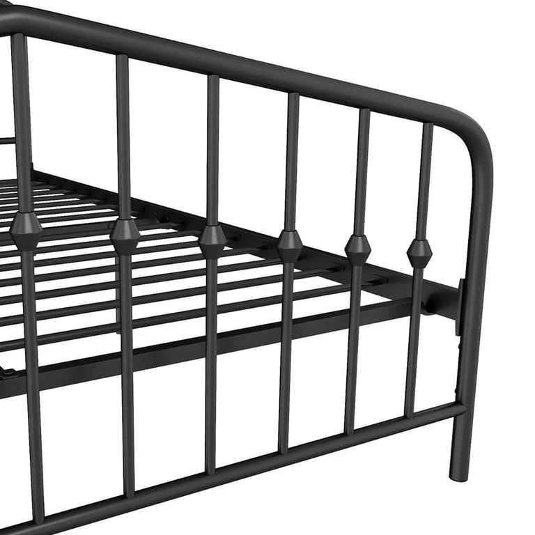 Novogratz Bushwick Metal Bed - Black - Sizes Available - 4044029NUK