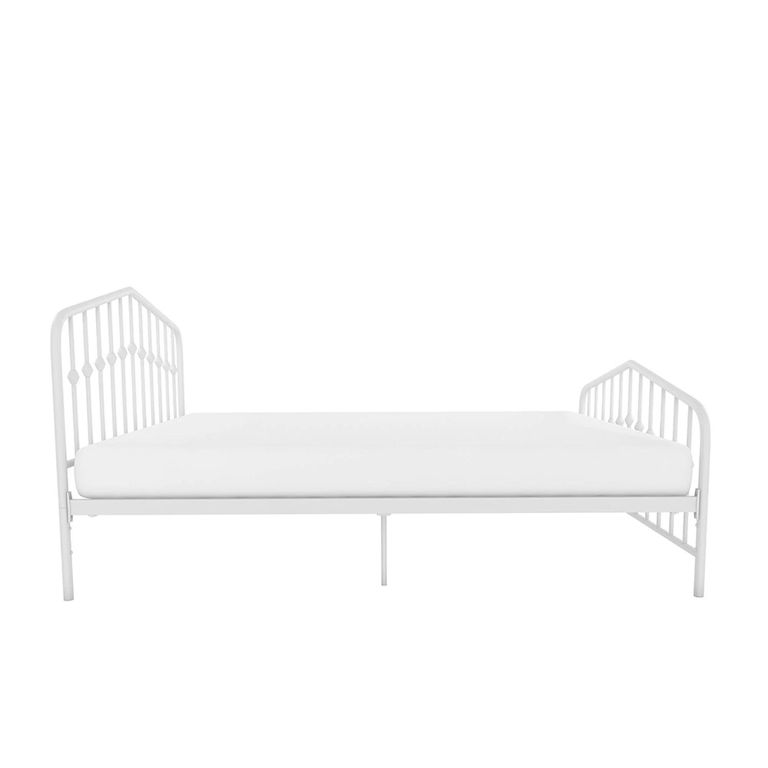 Novogratz Bushwick Metal Bed - White - Sizes Available - 4044129NUK