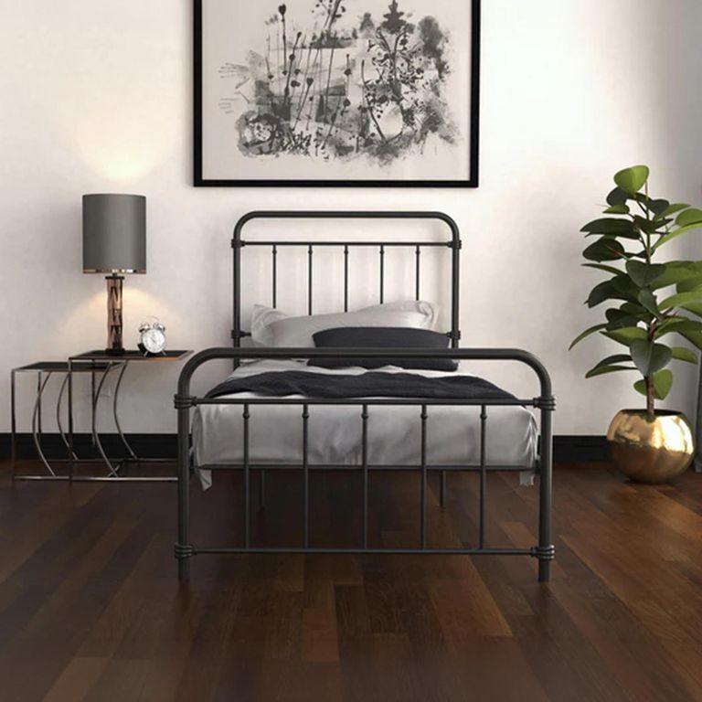 Wallace Metal Bed - Black - Sizes Available - 4117019UK