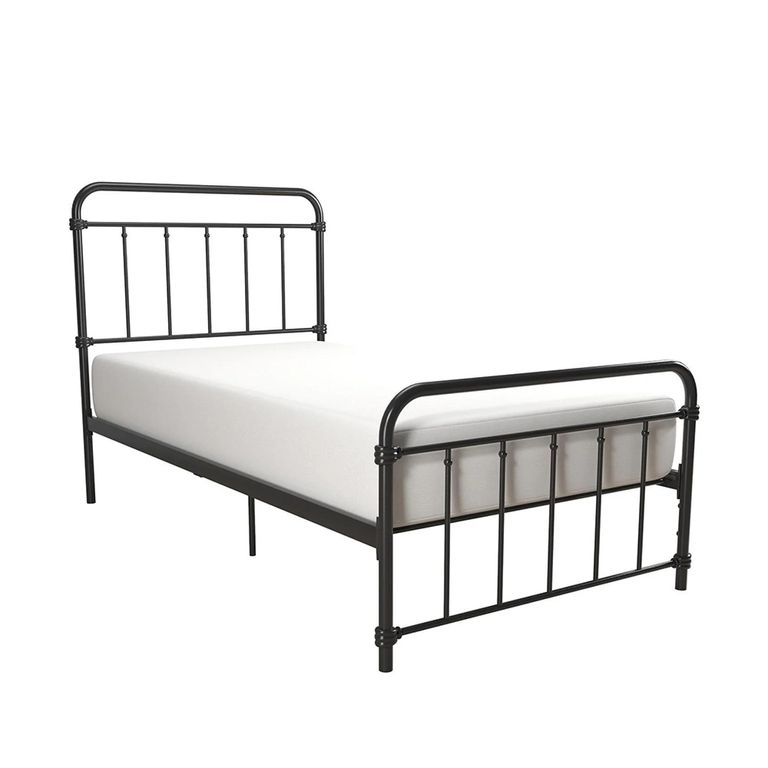 Wallace Metal Bed - Black - Sizes Available - 4117019UK