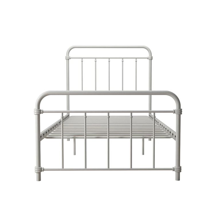 Wallace Metal Bed - White - Sizes Available - 4118119UK