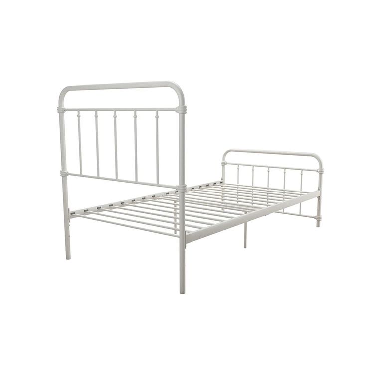 Wallace Metal Bed - White - Sizes Available - 4118119UK