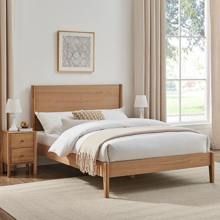 Jordan Bed - Natural Oak - Sizes Available
