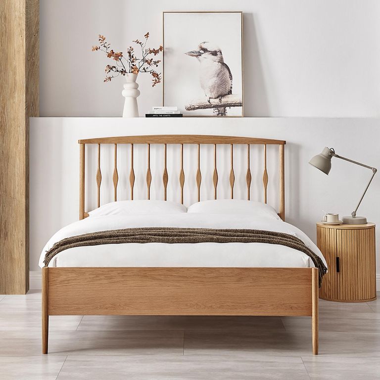 Jarvis Bed - Oak - Sizes Available