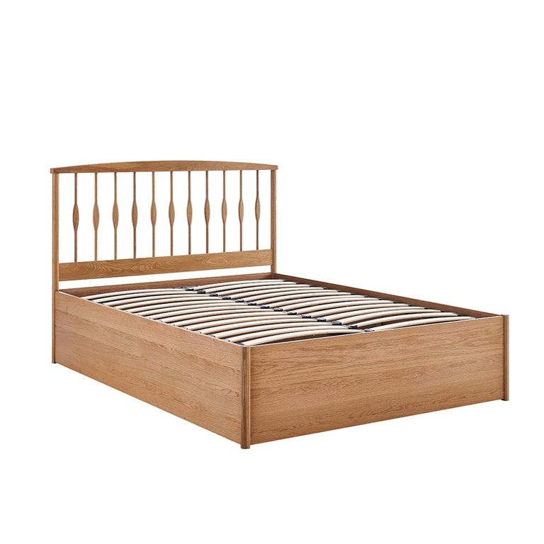 Jarvis Ottoman Storage Bed - Oak - Sizes Available