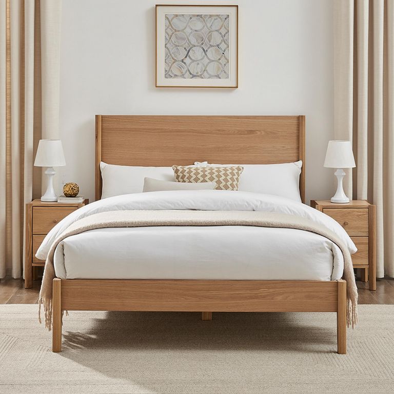 Jordan Bed - Natural Oak - Sizes Available