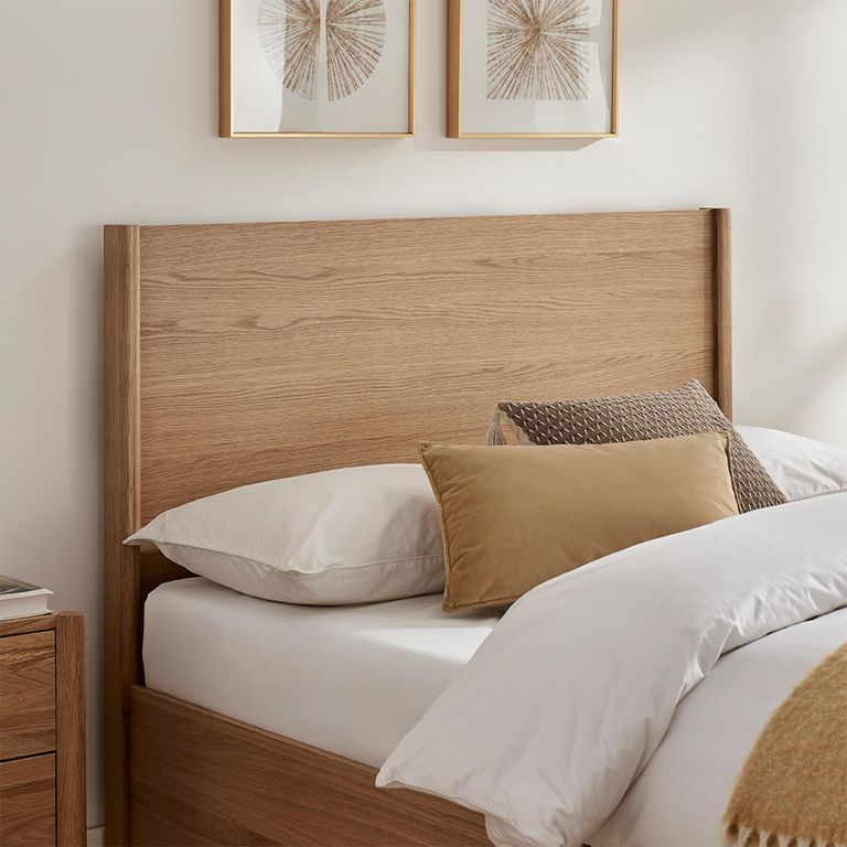Jordan Ottoman Storage Bed - Natural Oak - Sizes Available