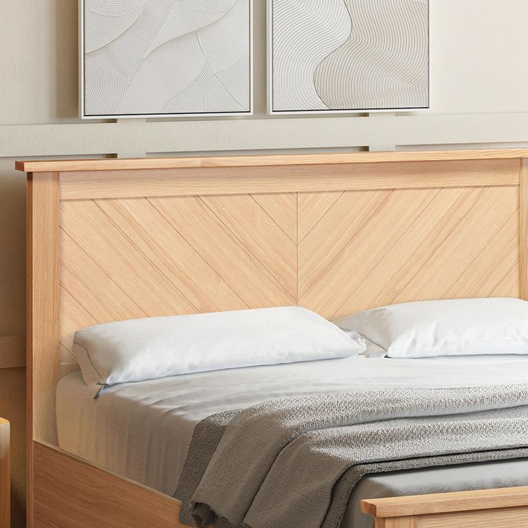 Kay Storage Bed - 2 Drawer - Oak - Sizes Available
