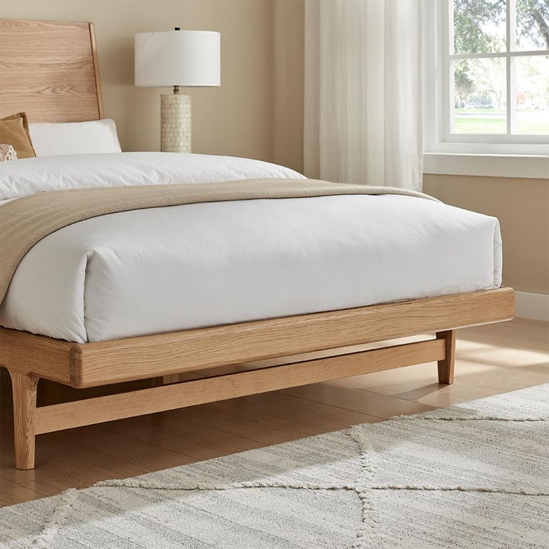 Osmar Bed - Oak - Sizes Available