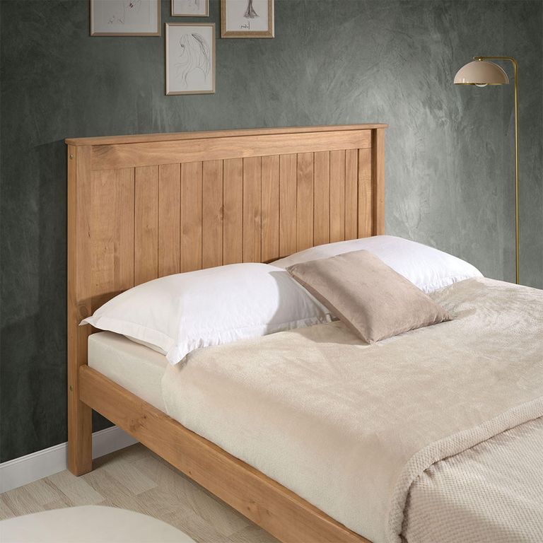 Travis Bed - Wooden - High Footend - Sizes Available