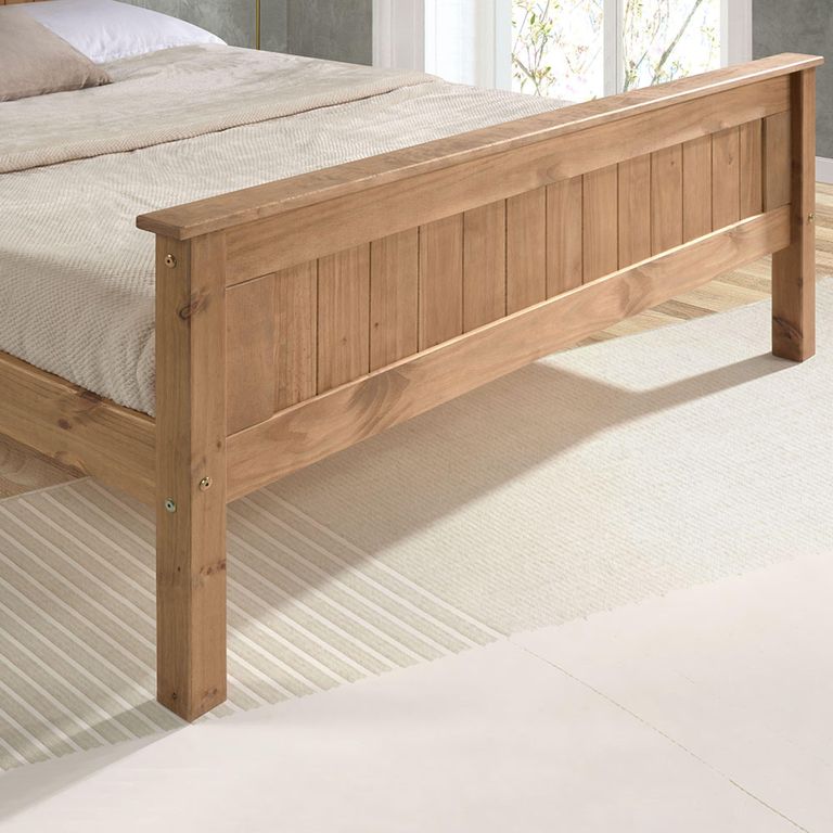 Travis Bed - Wooden - High Footend - Sizes Available