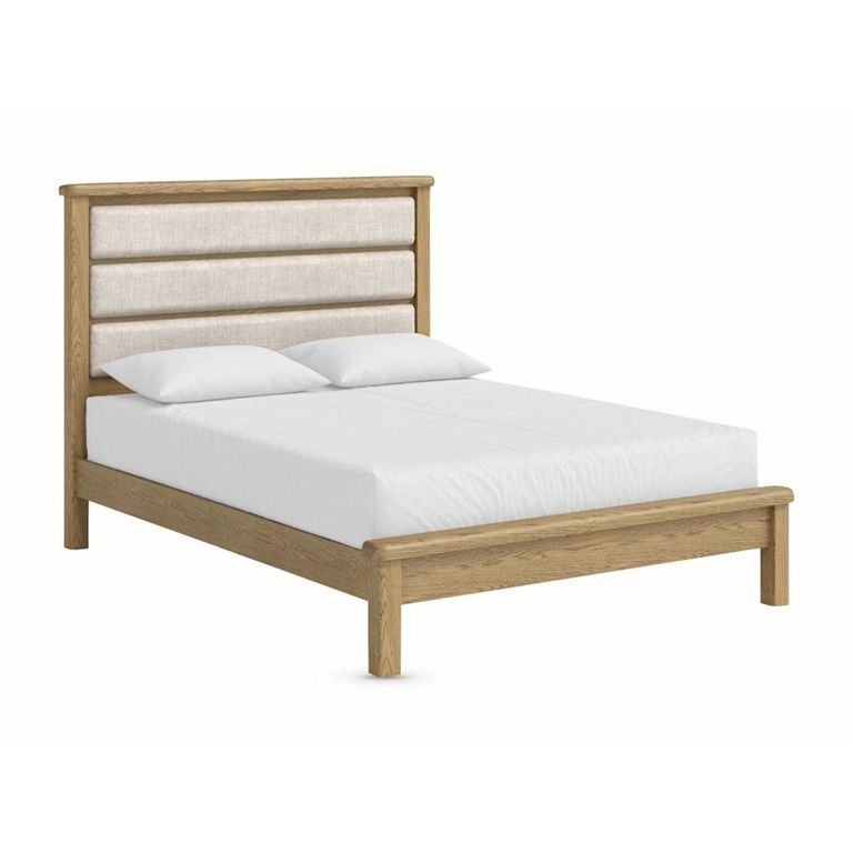 Dorchester Bed - 5ft King Size - Low Foot End - Rustic Oak