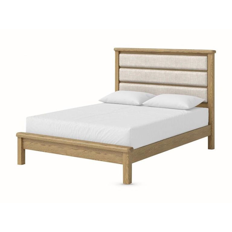 Dorchester Bed - 5ft King Size - Low Foot End - Rustic Oak