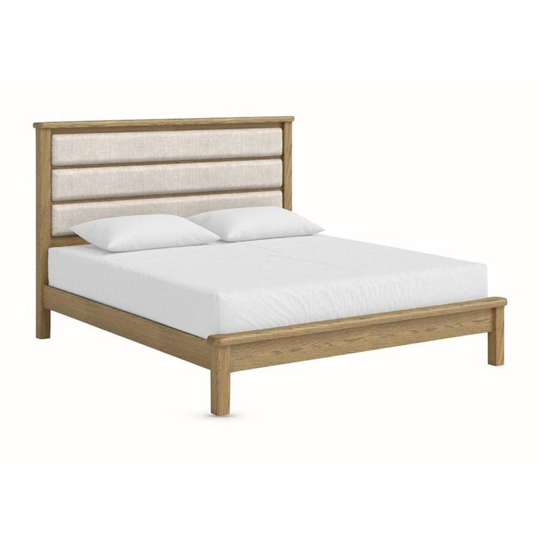 Dorchester Bed - 6ft Queen Size - Low Foot End - Rustic Oak
