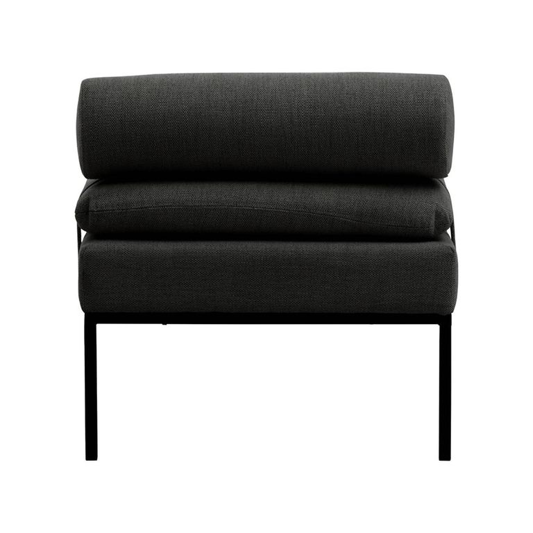 Harley Day Bed - Dark Grey Linen Fabric