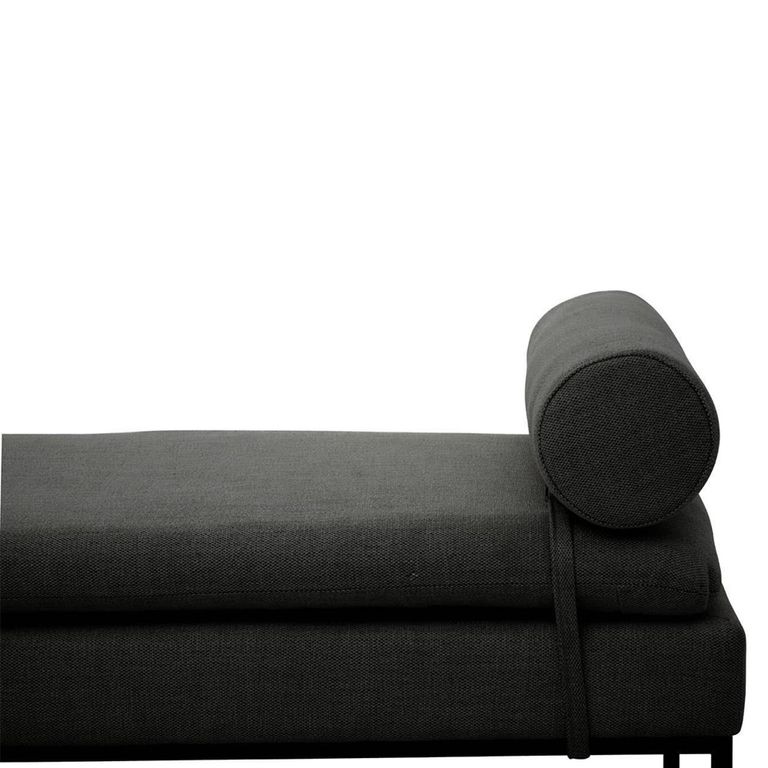 Harley Day Bed - Dark Grey Linen Fabric