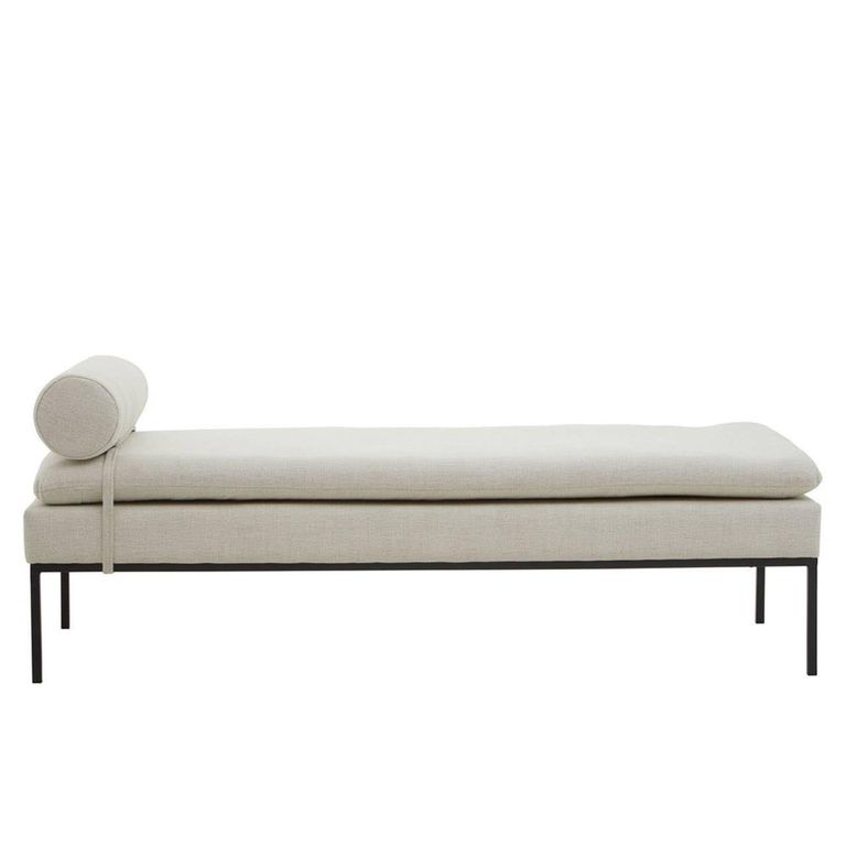 Harley Day Bed - Grey Linen Fabric