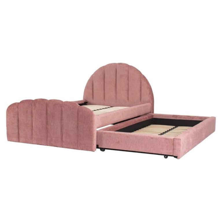 Pixie Pull Out Bed - 4ft Small Double - Rosewood - Fabric