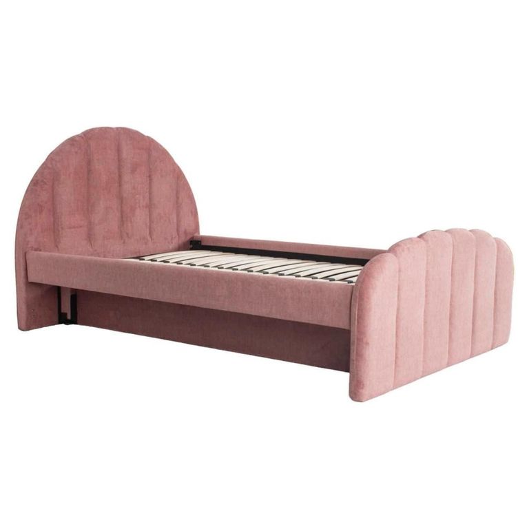 Pixie Pull Out Bed - 4ft Small Double - Rosewood - Fabric