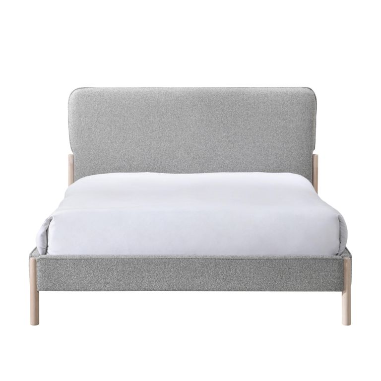 Cove Bed - Grey - Fabric - Sizes Available