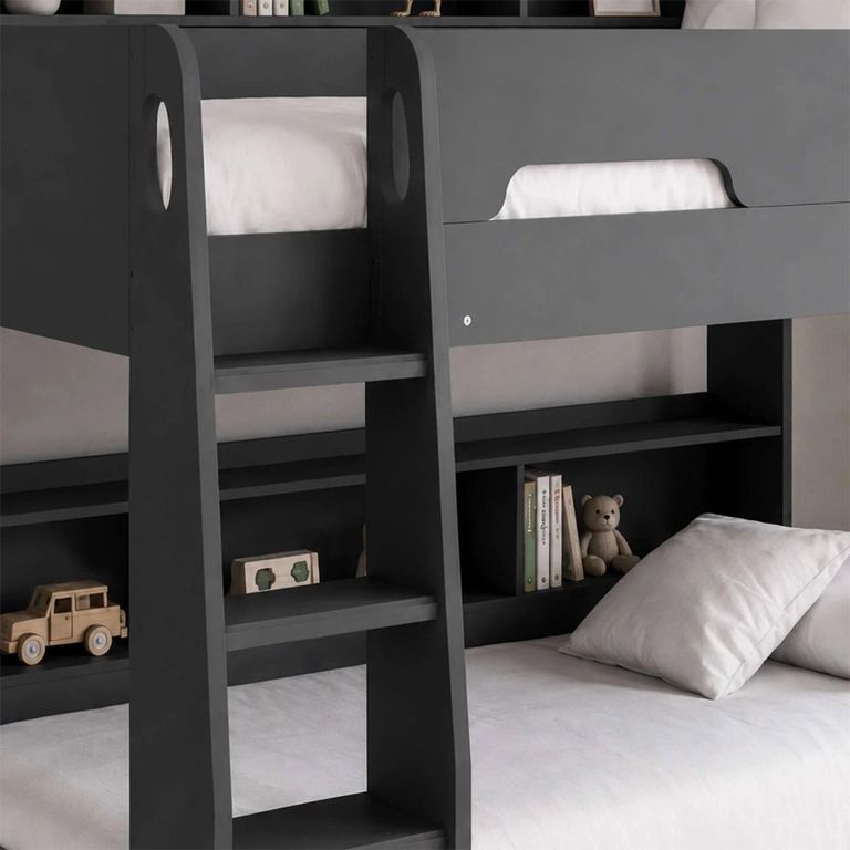 Orion Bunk Bed - 1 Drawer - Anthracite - Wood