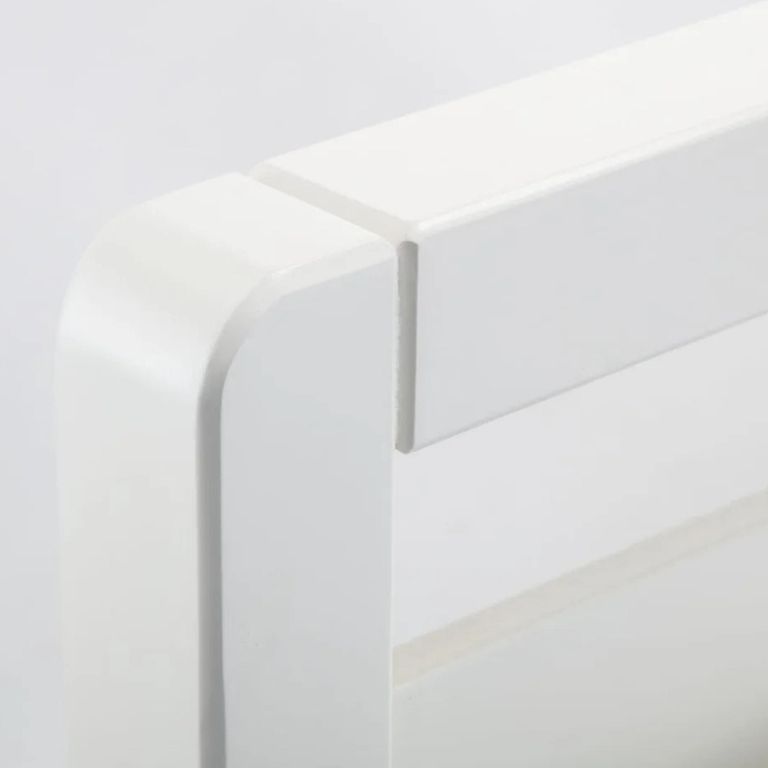 Venice Bed - 4ft 6in Double - Surf White - Wood and Metal