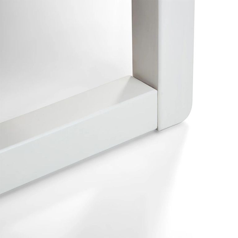 Venice Bed - 4ft 6in Double - Surf White - Wood and Metal