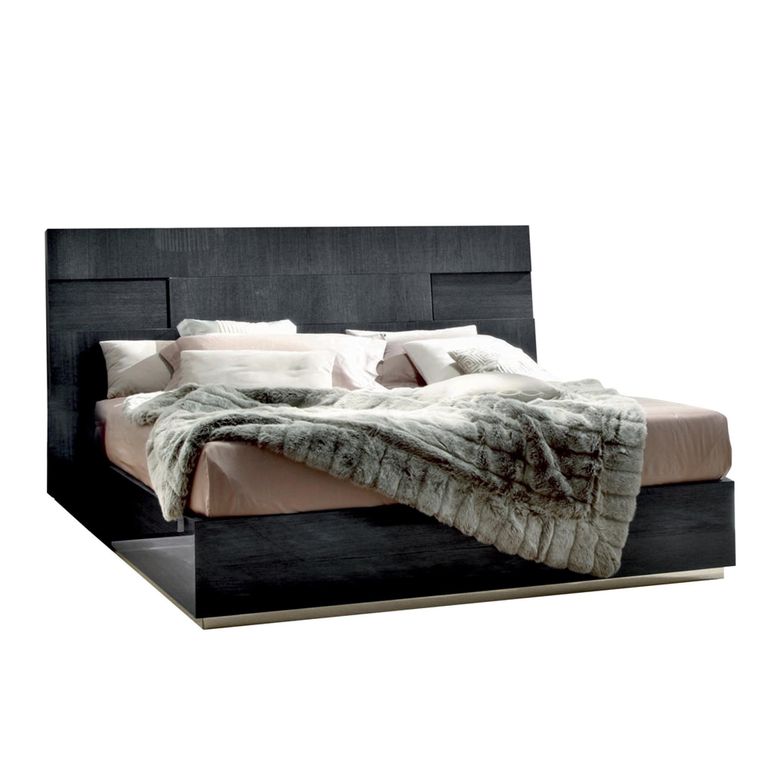 Montecarlo Bed - Grey Koto High Gloss - Sizes Available