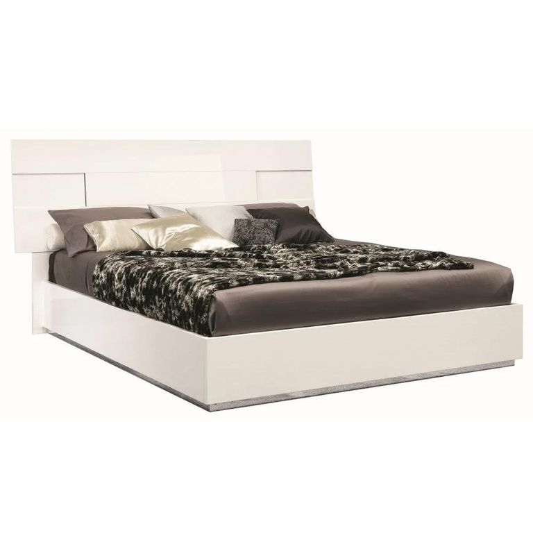 Canova Bed - White Gloss - Sizes Available