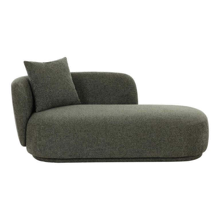 Mykonos Curved Daybed - Olive Green - Fabric