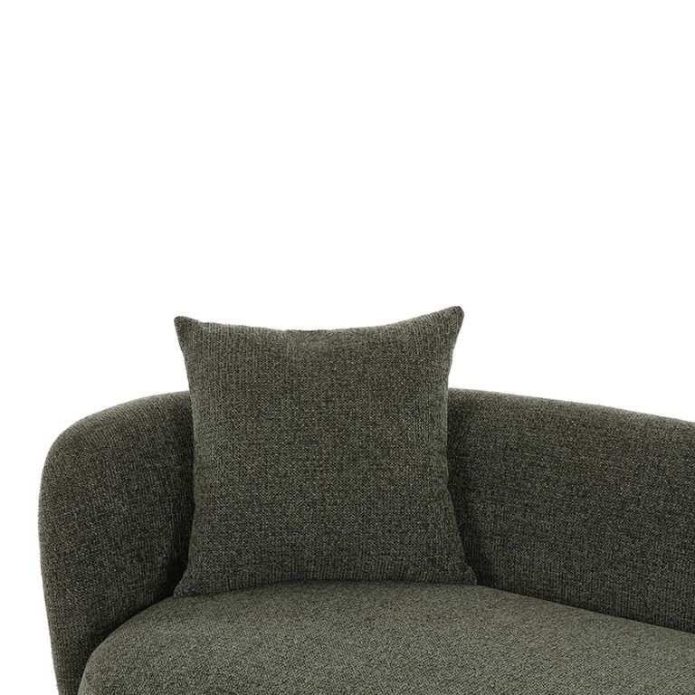 Mykonos Curved Daybed - Olive Green - Fabric