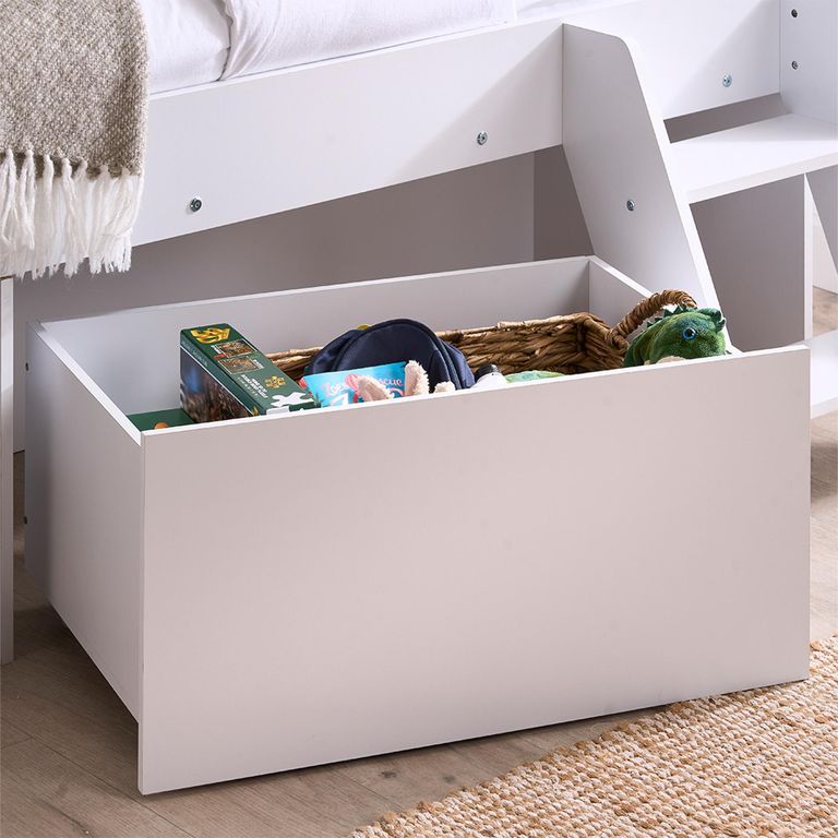 Poppy Cabin Bed - Storage - White