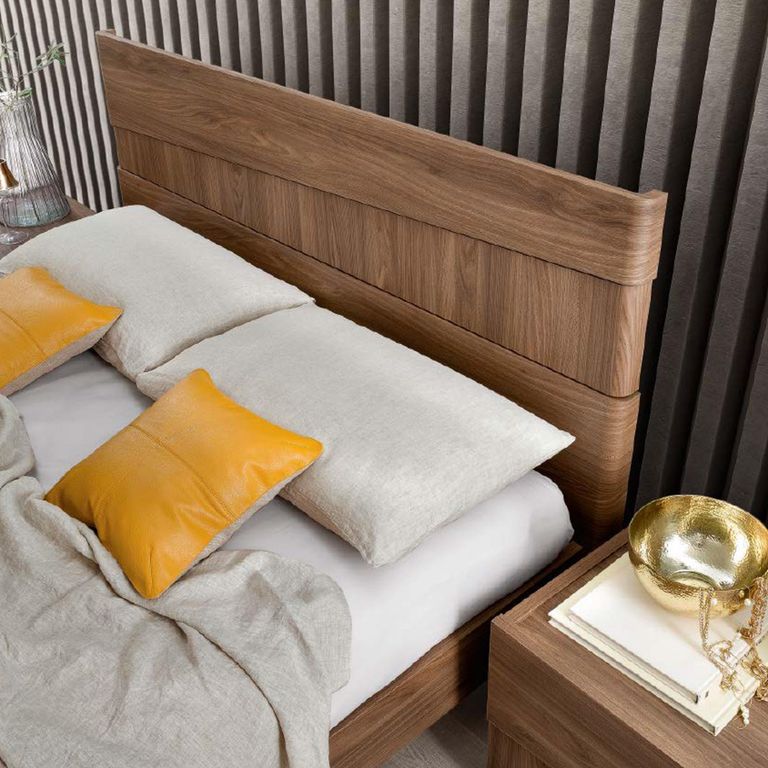 Storm Italian Bed - Olmo Tabacco - Sizes Available
