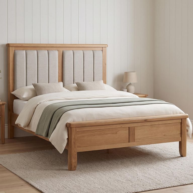 Hopewood Oak Bed - Sizes Available
