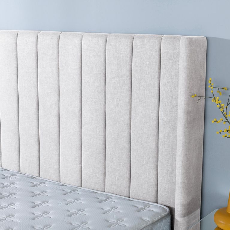 Annabelle Boucle Fabric 4ft 6in Double Ottoman Storage Bed