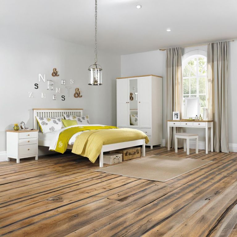 Atlanta Two Tone Bed - High Footend - 4ft Small Double