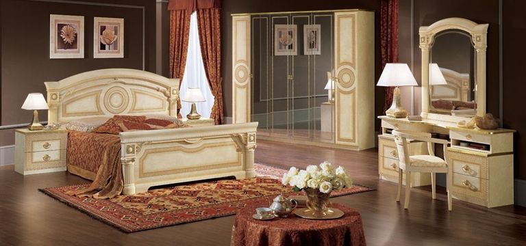 Aida Bed - 5ft King Size - Ivory