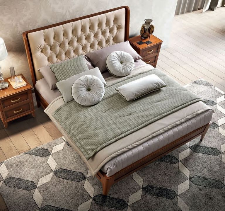 Giotto Bed - 5ft King Size - Walnut