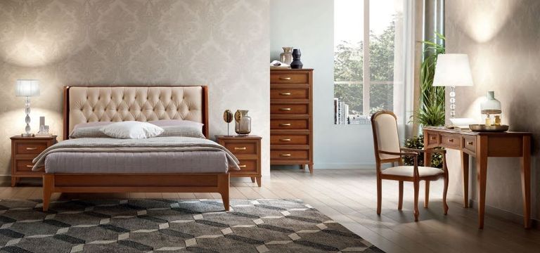 Giotto Bed - 5ft King Size - Walnut
