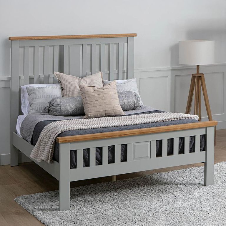 Melbourne French Grey Painted Bed - Sizes Available