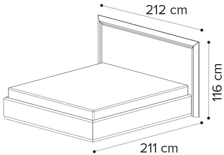 Elite Bed - Silver Birch - Sizes Available