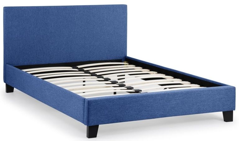 Rialto Bed - Blue - Fabric - Sizes Available