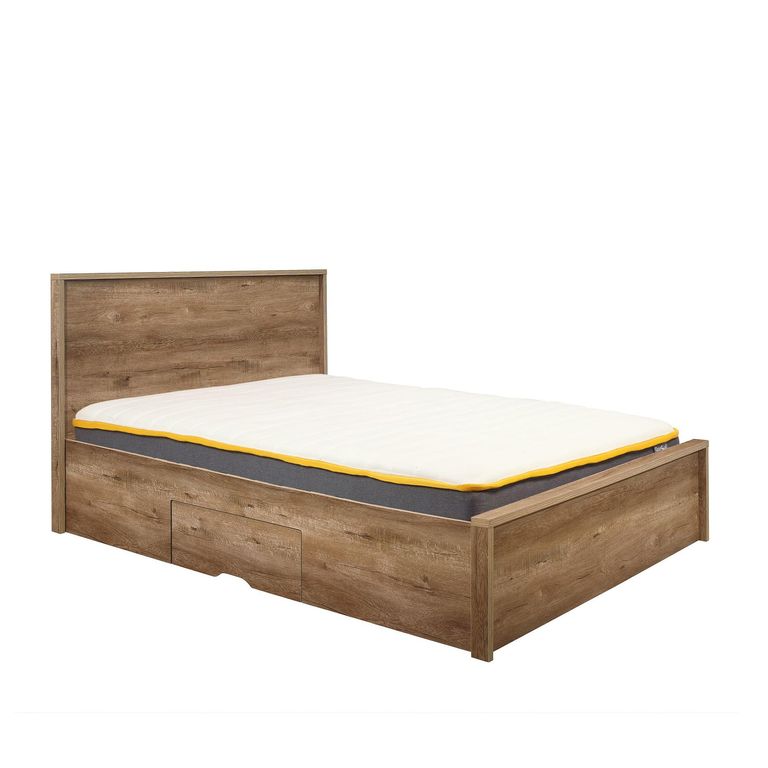 Stockwell Bed - Rustic Oak - Sizes Available